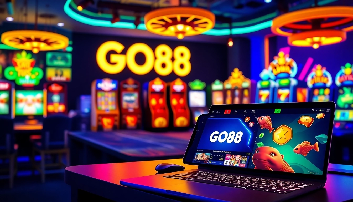 GO88 gaming platform showcasing vibrant online gambling experiences at dittytalk.com